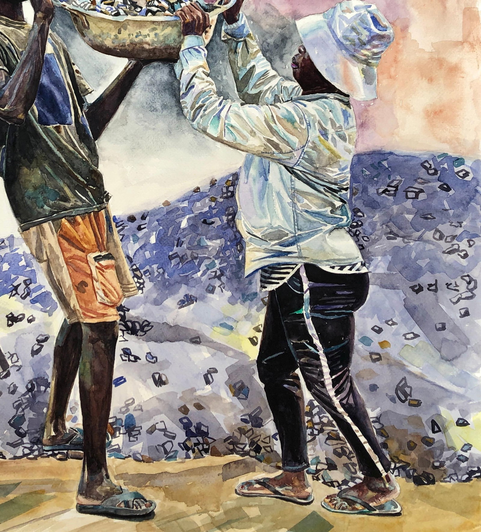 Ephraim Udoka, Support System (Respect) - 21st Century, Contemporary, Figurative, Construction, 2023 - 14
