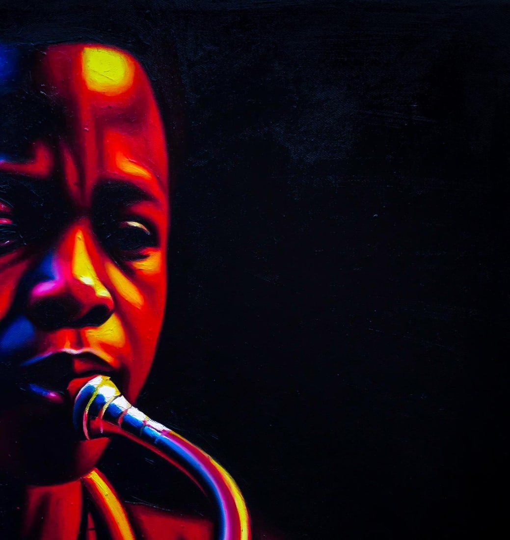 Awosola Michael Angello, Sounds of Peace - 21st Century, Contemporary, Figurative Portrait, Oil, - 11