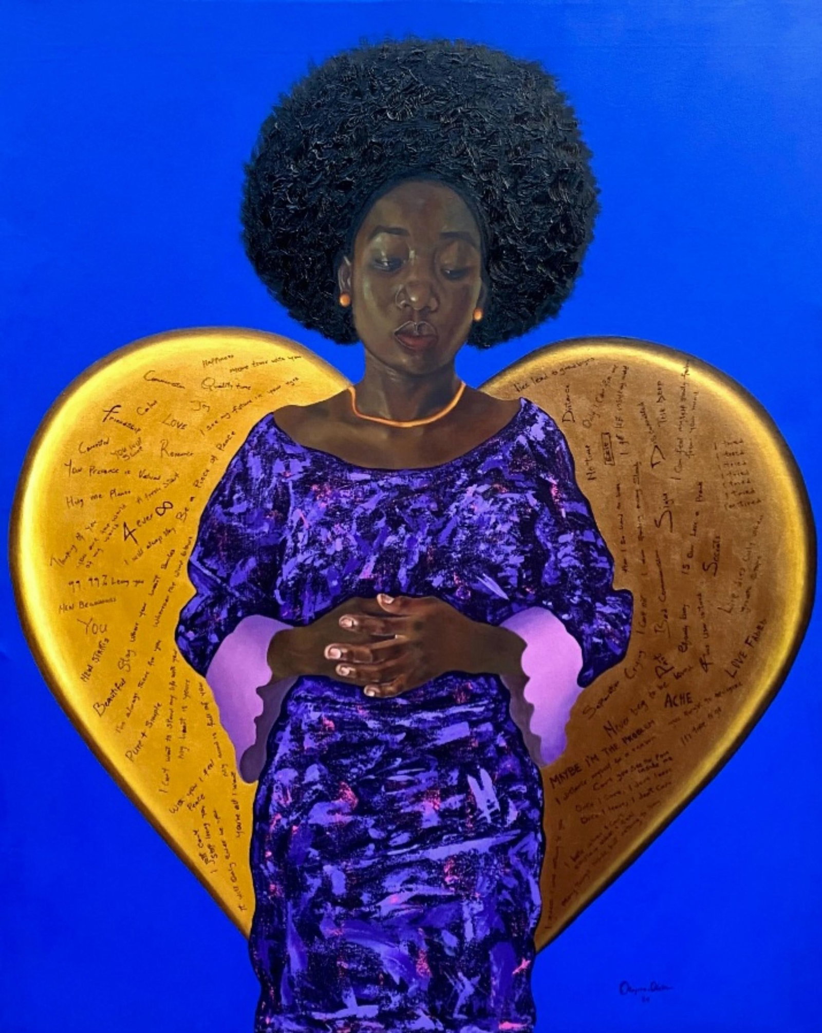 Olajire Olalekan, Why Does Love Fade Away? -21st Century, Contemporary, Figurative Portrait, Women, - 2