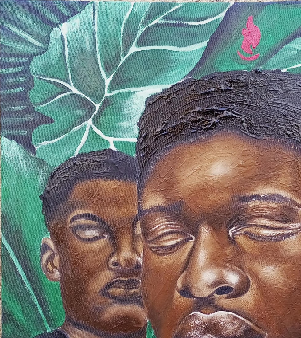 Olaosun Oluwapelumi, Our Peace of Mind - 21st Century, Contemporary, Figurative, Modern, Oil, - 5