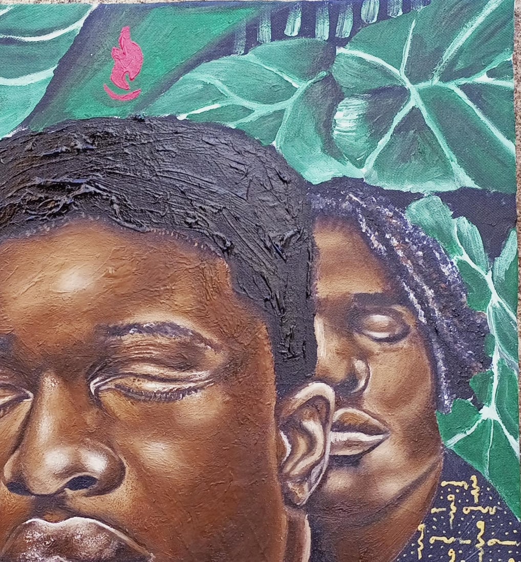 Olaosun Oluwapelumi, Our Peace of Mind - 21st Century, Contemporary, Figurative, Modern, Oil, - 6