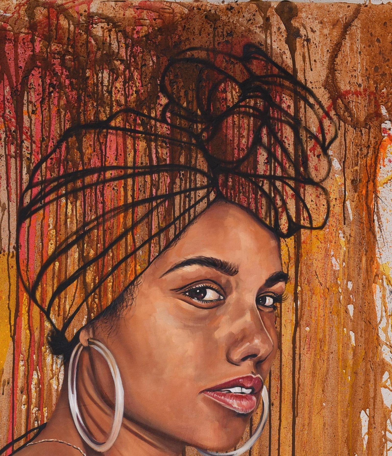 Damola Ayegbayo , Purpose of Existence 14 - 21st Century, Contemporary, Figurative Portrait, Women, - 13