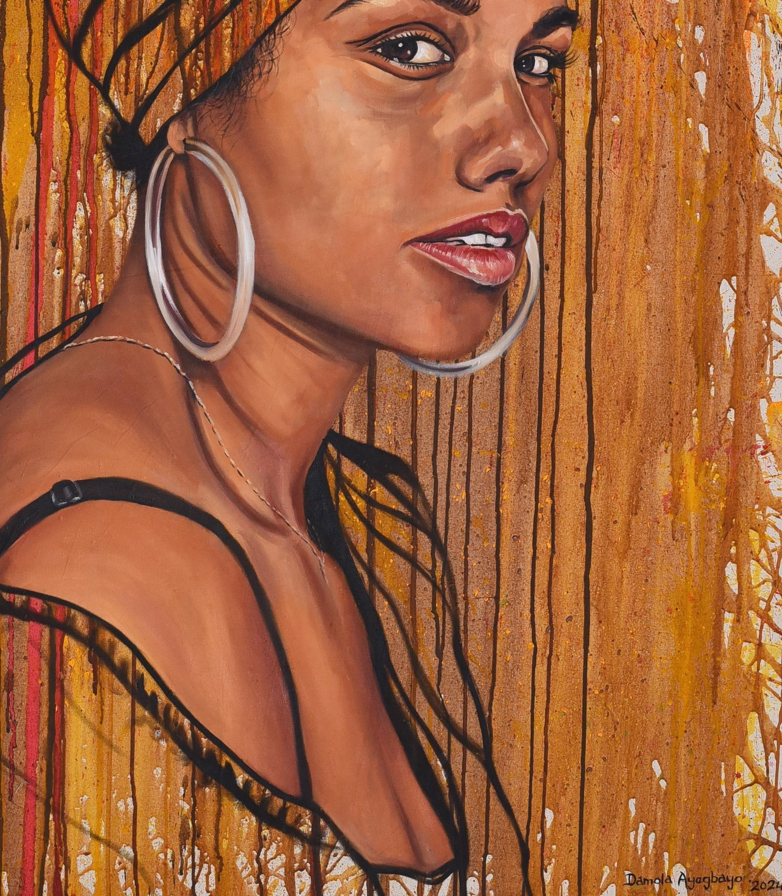 Damola Ayegbayo , Purpose of Existence 14 - 21st Century, Contemporary, Figurative Portrait, Women, - 3