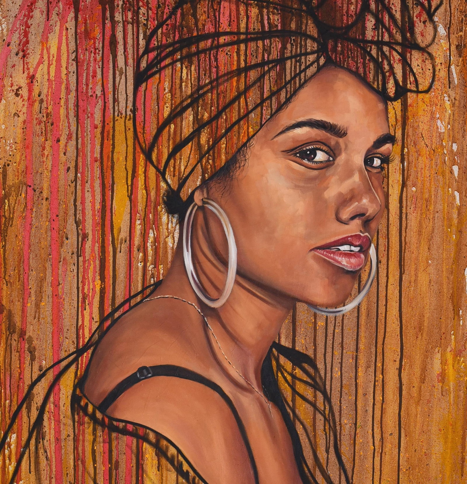 Damola Ayegbayo , Purpose of Existence 14 - 21st Century, Contemporary, Figurative Portrait, Women, - 4