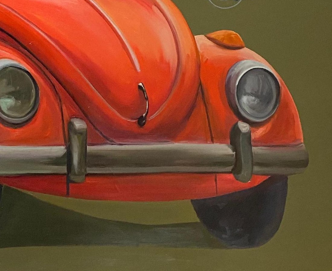 Mayowa Esan, Abike -21st Century, Contemporary, Figurative Painting, Mixed Media, Women, Car, 2024 - 9