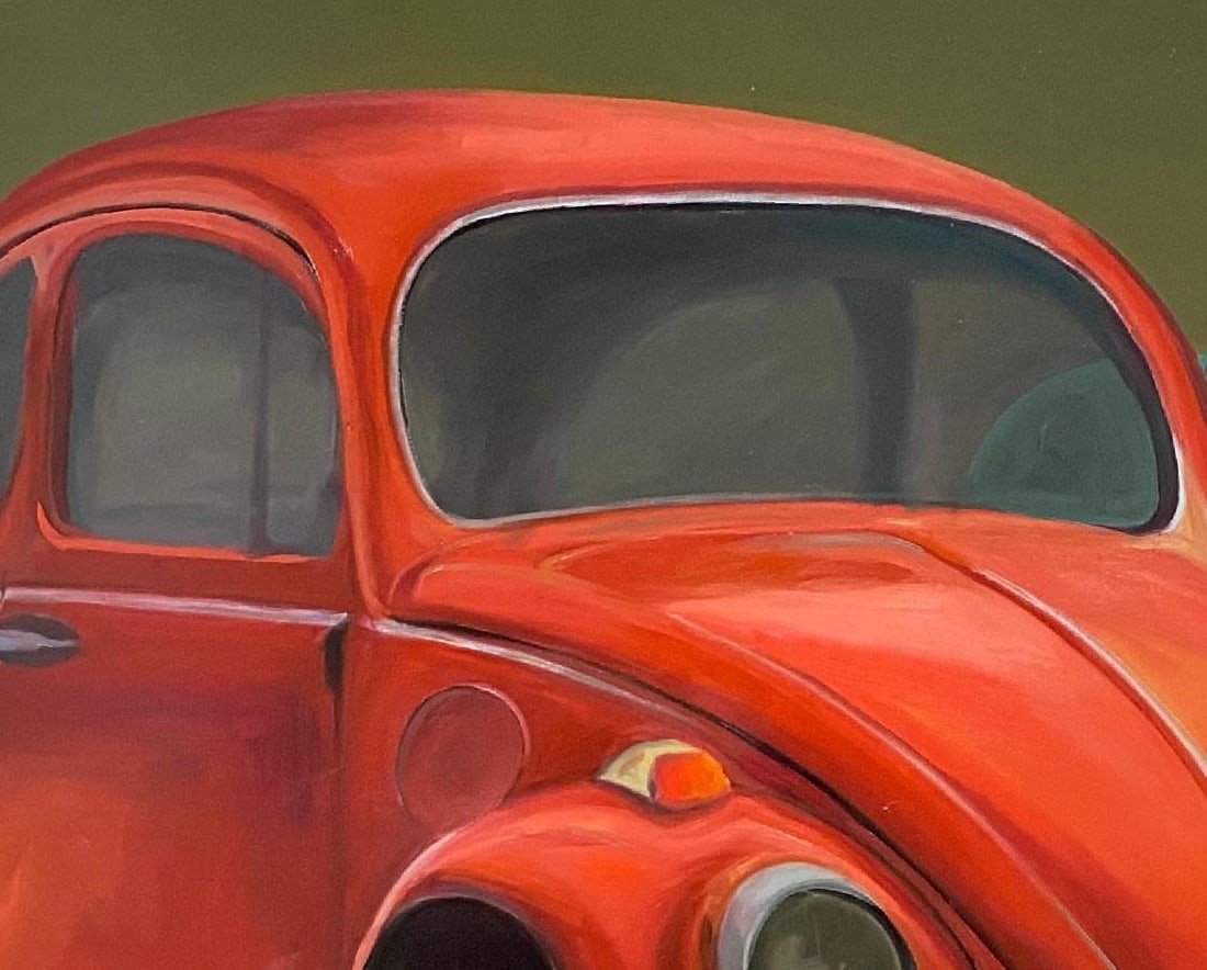 Mayowa Esan, Abike -21st Century, Contemporary, Figurative Painting, Mixed Media, Women, Car, 2024 - 6