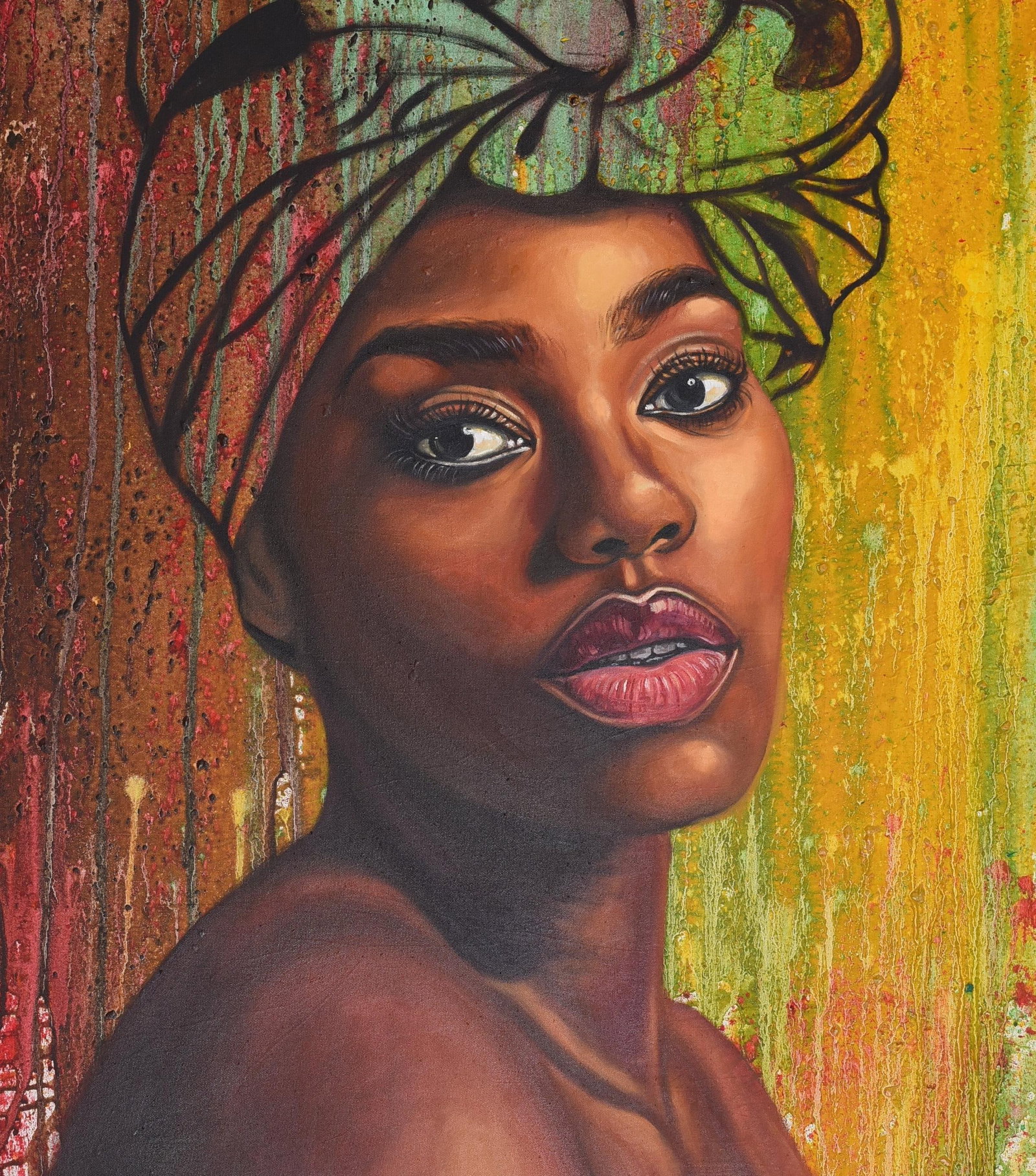 Damola Ayegbayo , State of Mind 15 - 21st Century, Contemporary, Figurative Portrait, Women, 2024 - 10