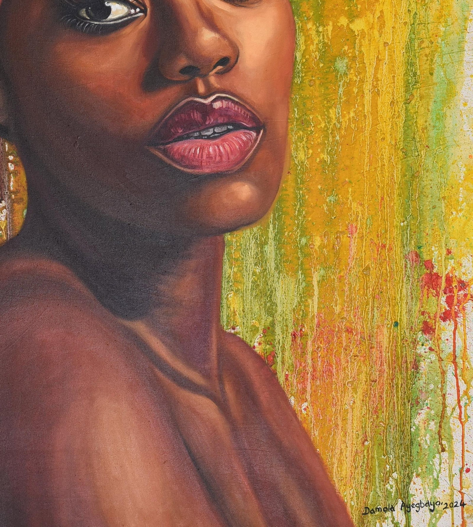 Damola Ayegbayo , State of Mind 15 - 21st Century, Contemporary, Figurative Portrait, Women, 2024 - 15