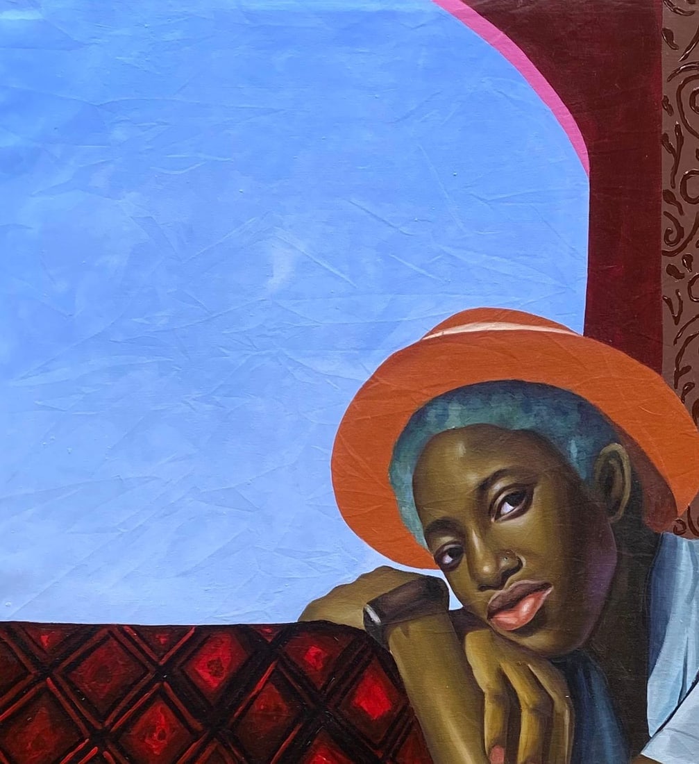 Gobe Joseph, Souvenirs of Resilience -21st Century, Contemporary, Figurative, Colorful, Women, 2024 - 12