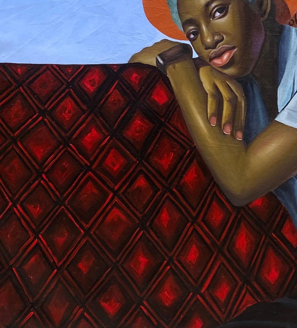 Gobe Joseph, Souvenirs of Resilience -21st Century, Contemporary, Figurative, Colorful, Women, 2024 - 2