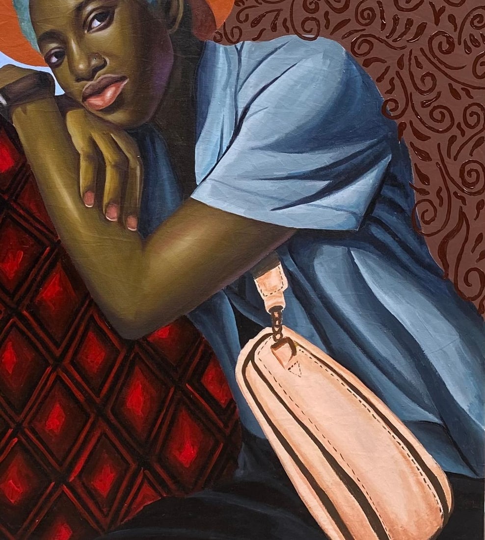 Gobe Joseph, Souvenirs of Resilience -21st Century, Contemporary, Figurative, Colorful, Women, 2024 - 3