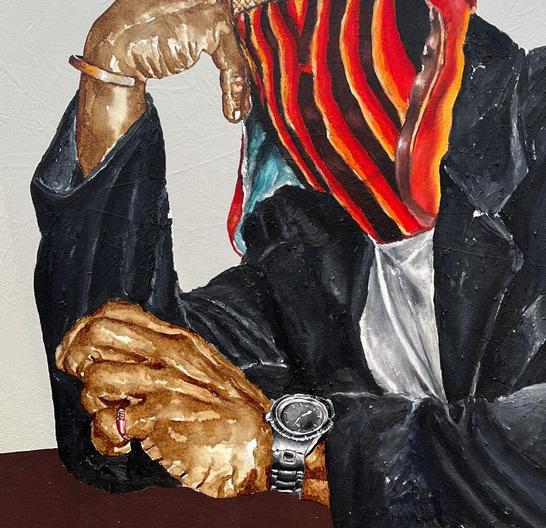 Emmanuel Ojebola, Masked Elegance in Contemporary Threads 3 - 21st Century, Contemporary, Africa, - 10