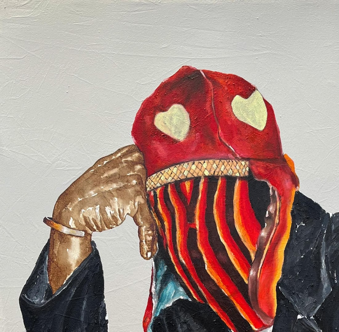 Emmanuel Ojebola, Masked Elegance in Contemporary Threads 3 - 21st Century, Contemporary, Africa, - 14