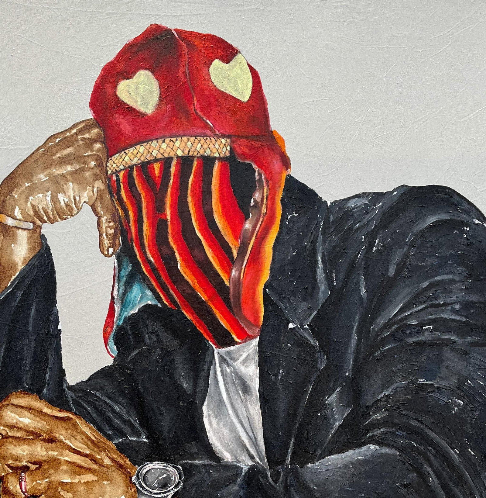 Emmanuel Ojebola, Masked Elegance in Contemporary Threads 3 - 21st Century, Contemporary, Africa, - 18