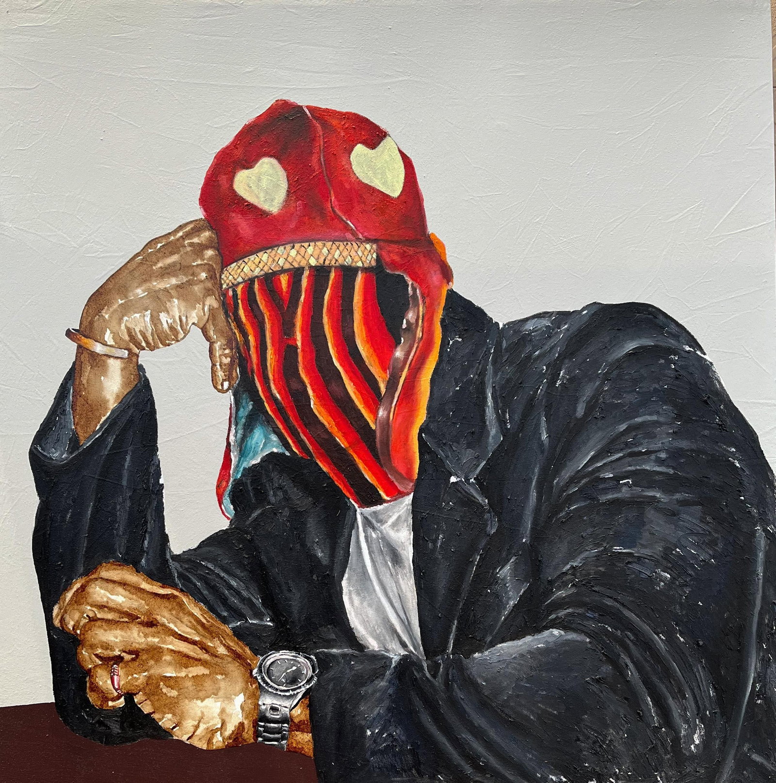 Emmanuel Ojebola, Masked Elegance in Contemporary Threads 3 - 21st Century, Contemporary, Africa, - 7