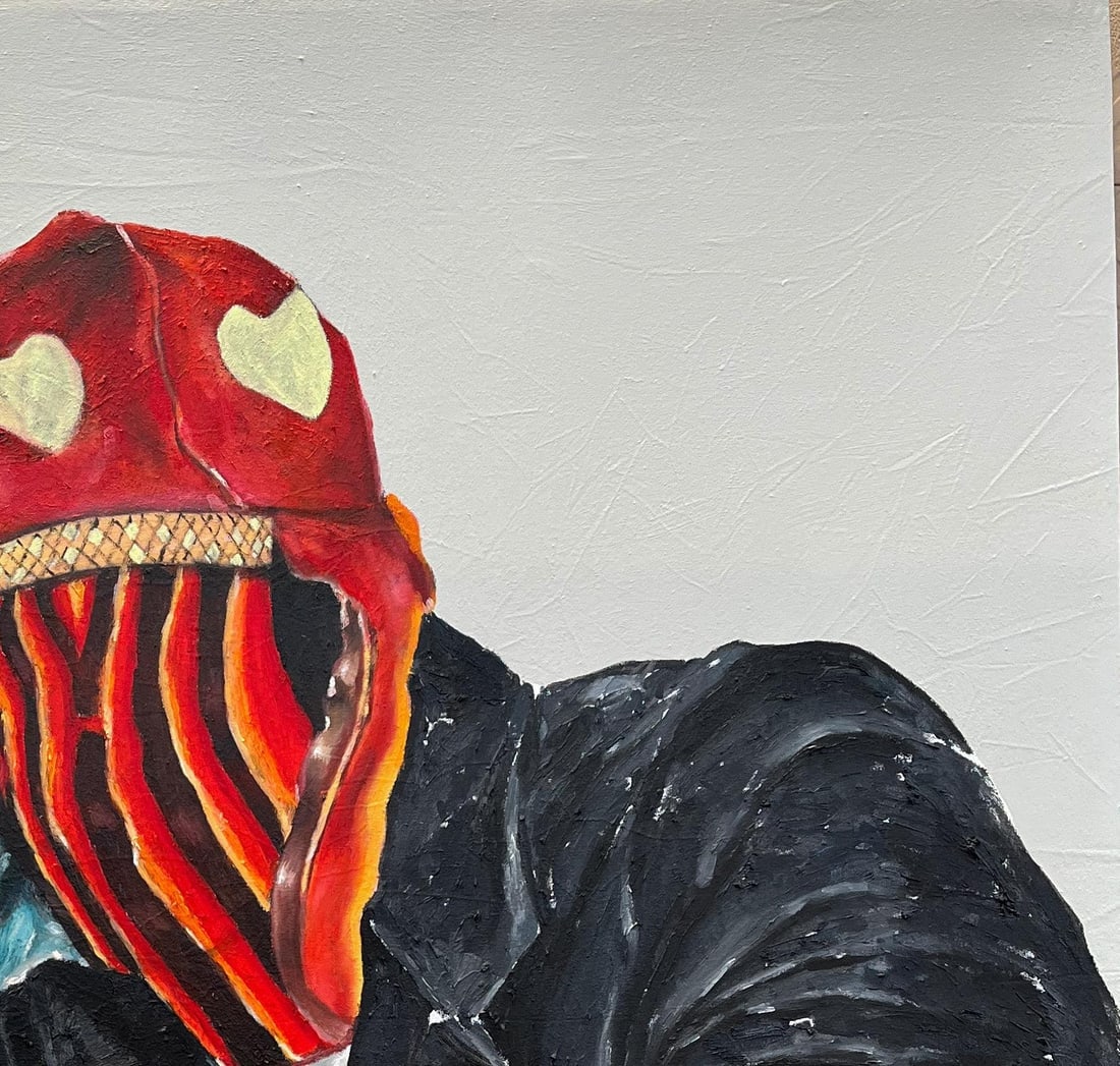 Emmanuel Ojebola, Masked Elegance in Contemporary Threads 3 - 21st Century, Contemporary, Africa, - 9