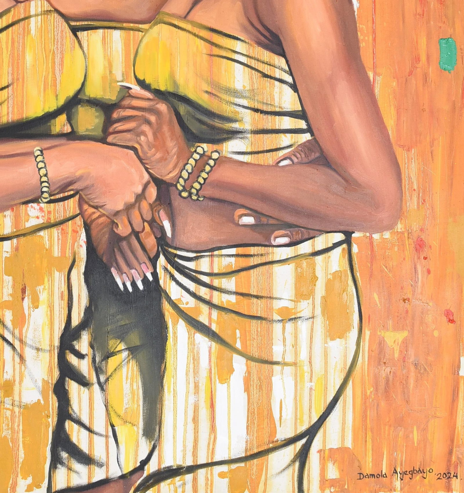 Damola Ayegbayo , Strength in Diversity 6 - 21st Century, Contemporary, Figurative Portrait, Women, - 15