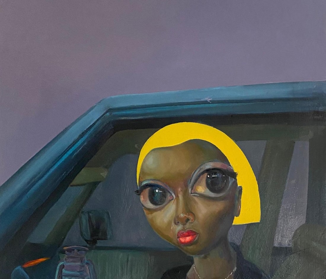 Mayowa Esan, Adufe The Glimmer of Hope-21st Century, Contemporary, Figurative Painting, Women, 2024 - 10