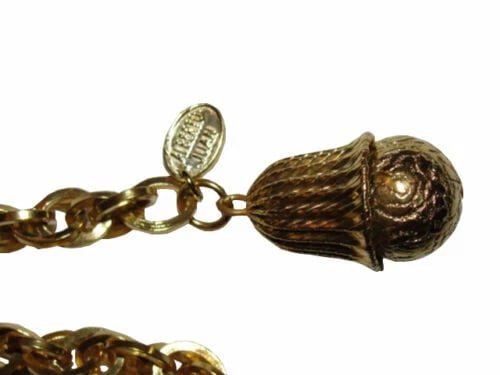 Alberto Juan 18 kt Gold Plated Tassel Necklace - 6