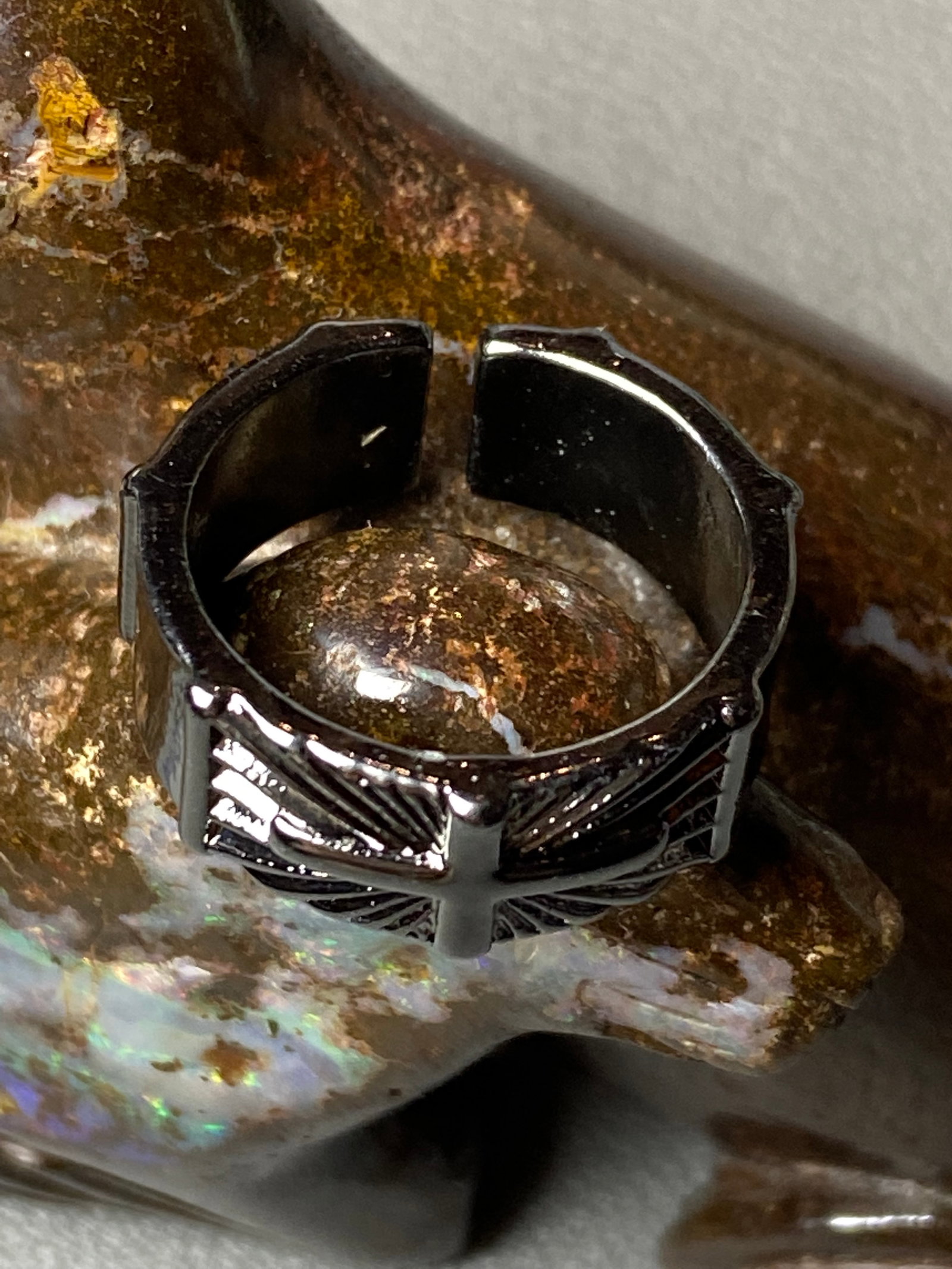 Vintage style Cross Ring - 6