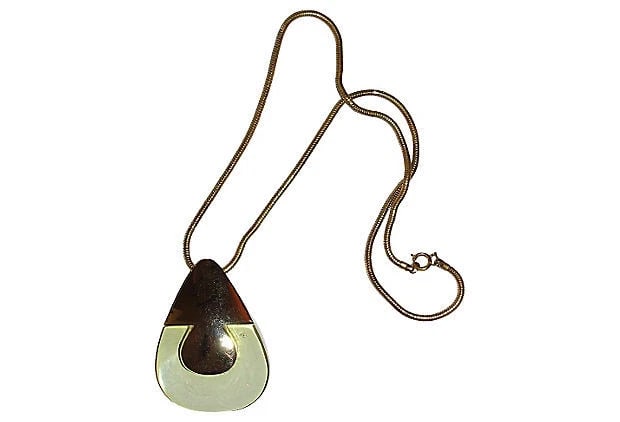 Lanvin Lucite Modernist Necklace - 4
