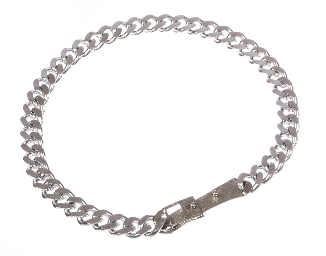 Pauline Rader Silver Tone Belt - 2