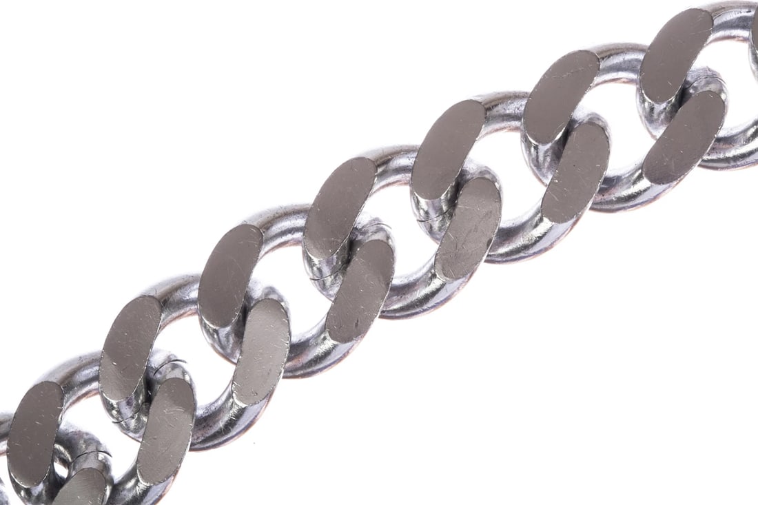 Pauline Rader Silver Tone Belt - 3