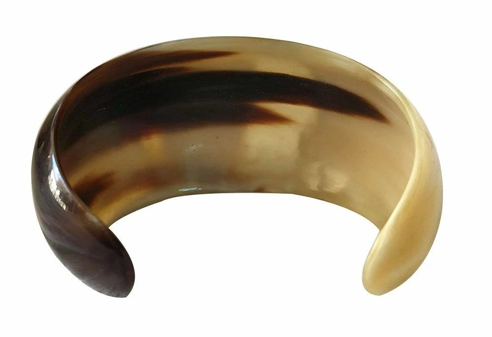 New Textured Cow Horn Bracelet. - 2