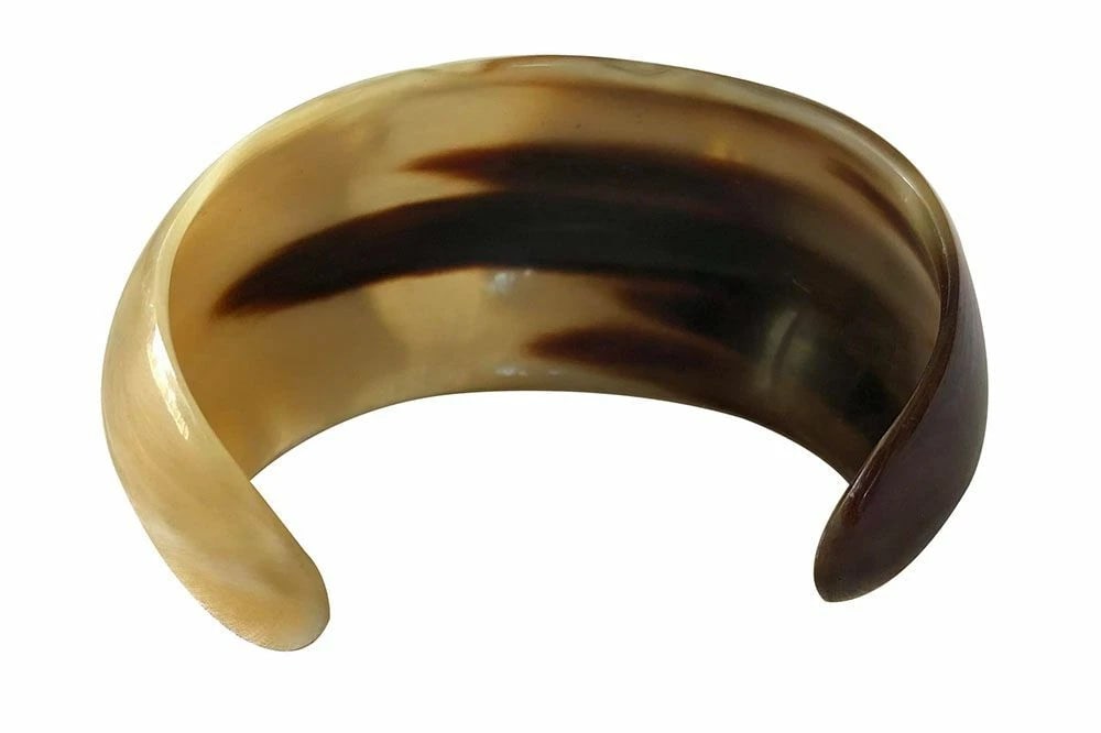 New Textured Cow Horn Bracelet. - 5
