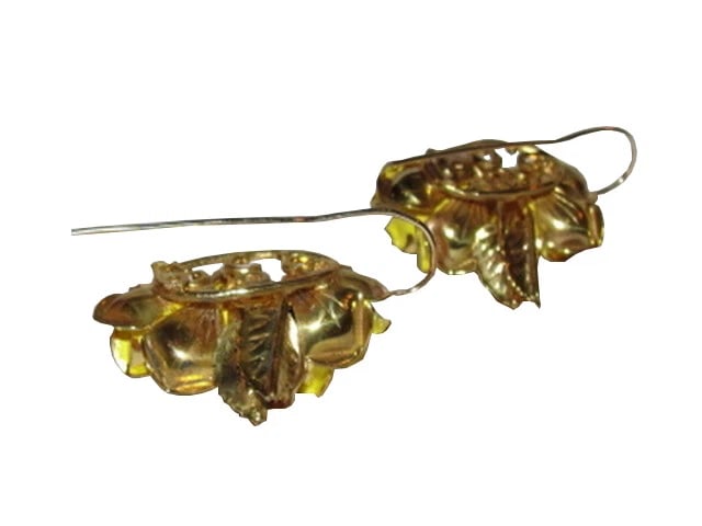Alberto Juan Yellow Enamel Flower Dangle Earrings - 4