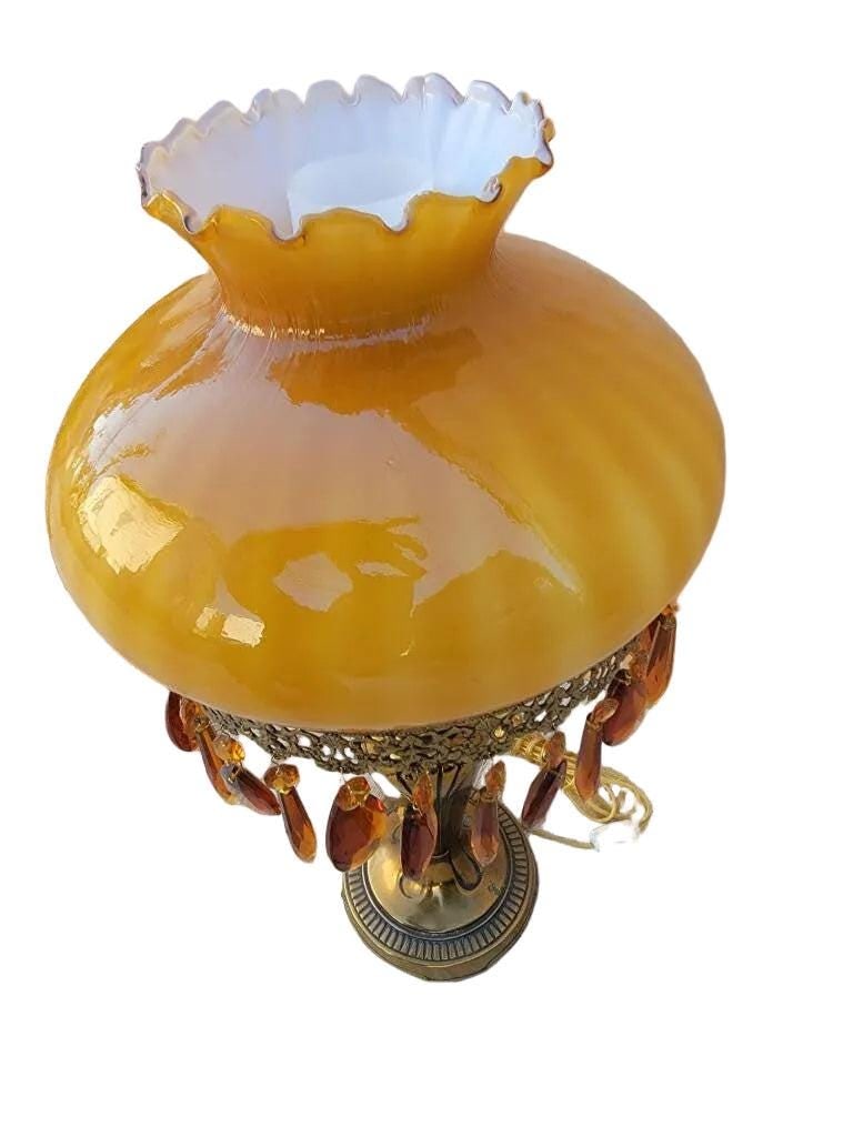 Vintage French Boudoir Style Table Lamps - Pair - 4