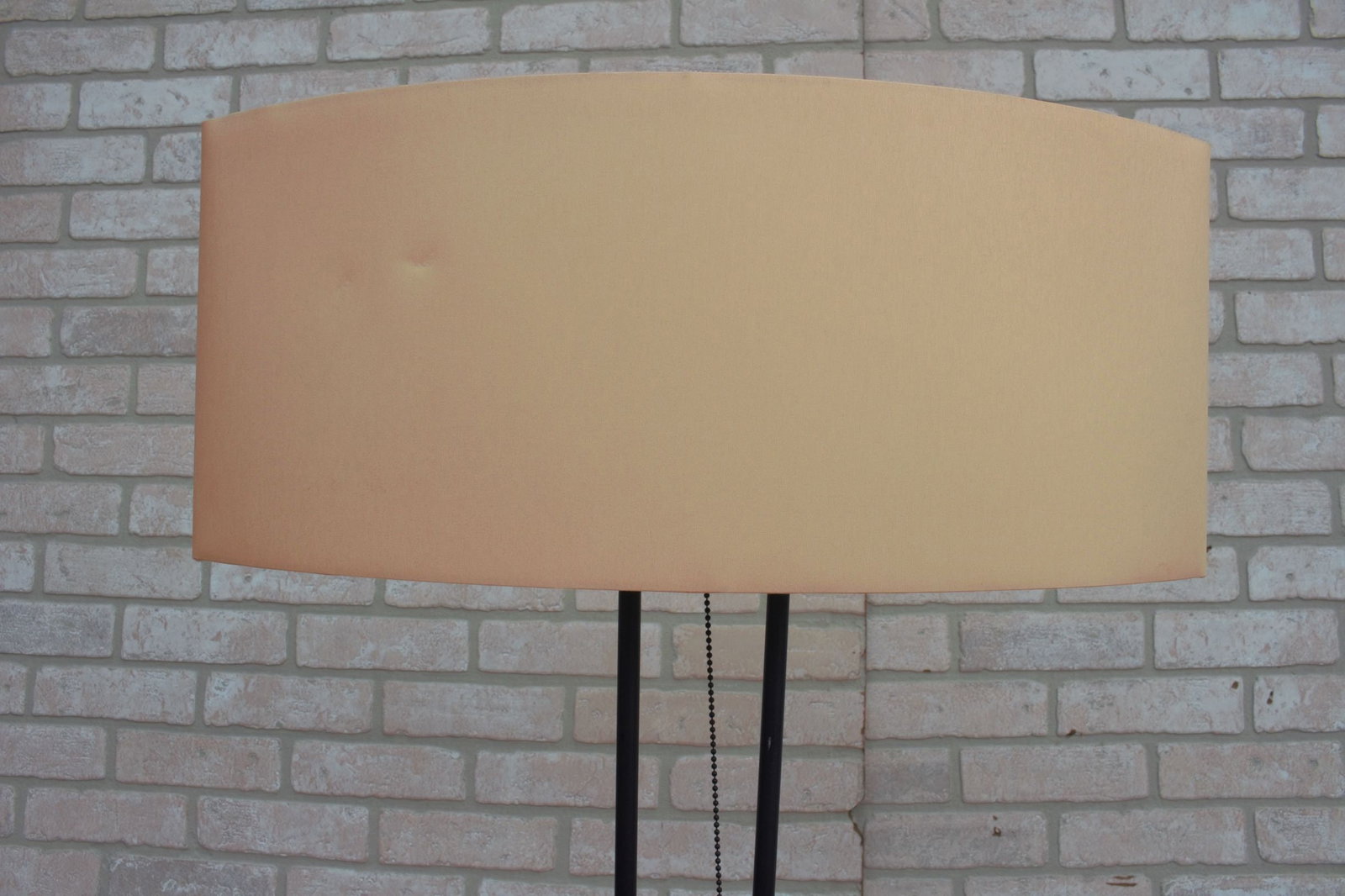 Mid Century Modern Black Iron Floor Lamp with Shade - 4