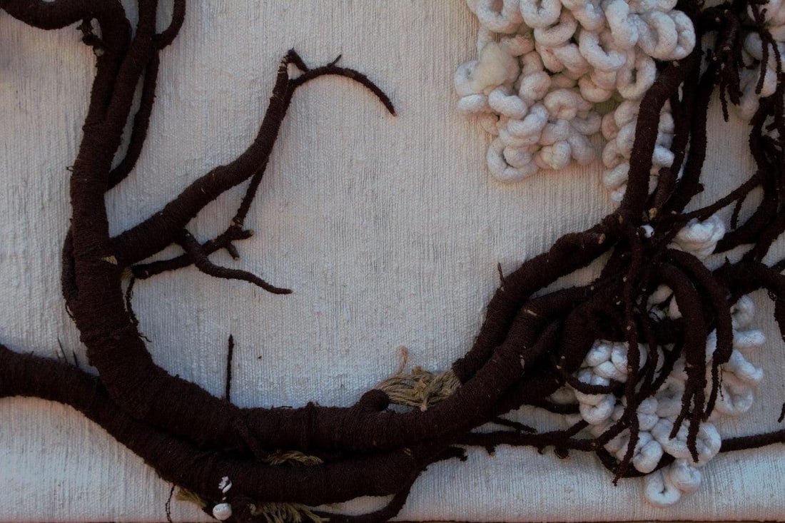 Vintage Art Weaving Joshua Tree Wall Art - 4