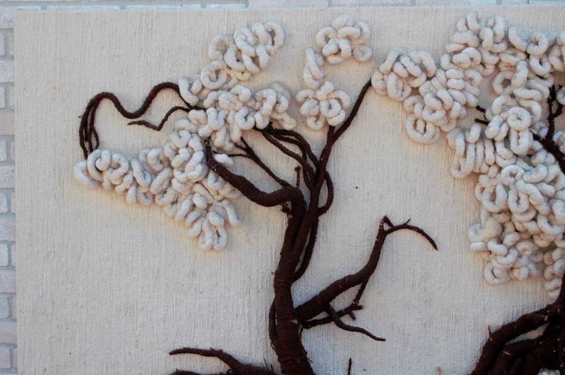Vintage Art Weaving Joshua Tree Wall Art - 6