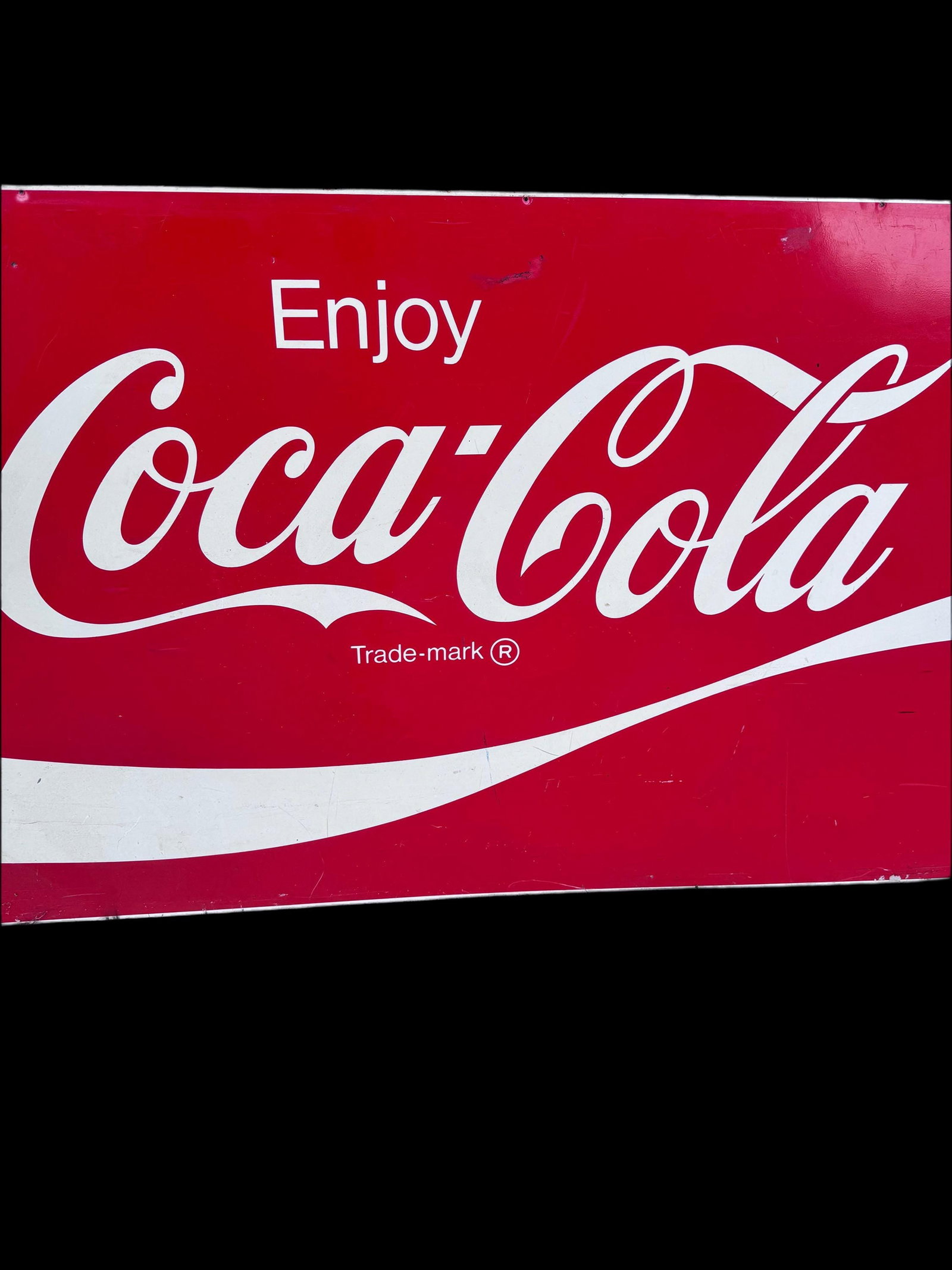 Vintage Metal Coca-Cola Sign - 2