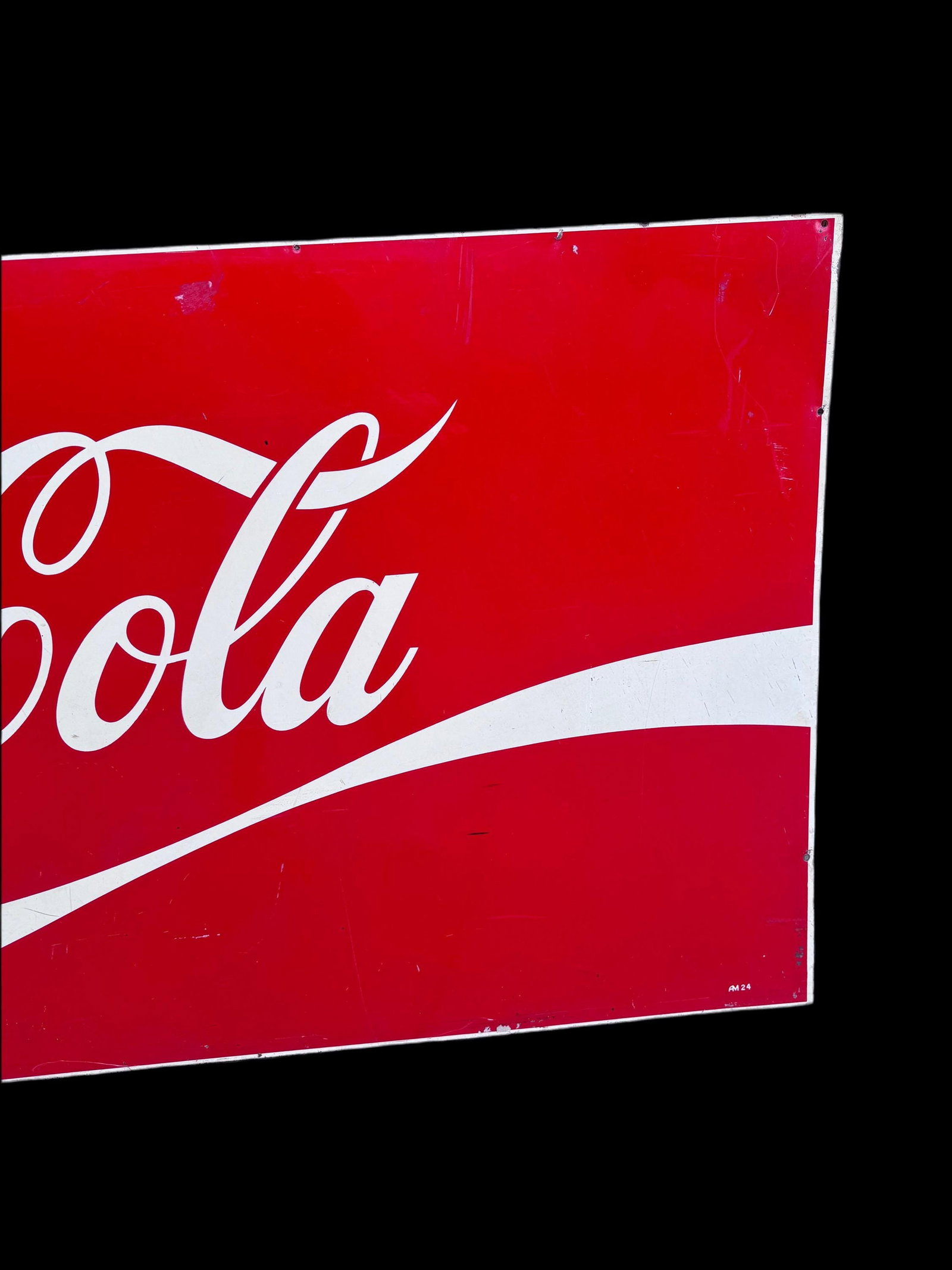 Vintage Metal Coca-Cola Sign - 3