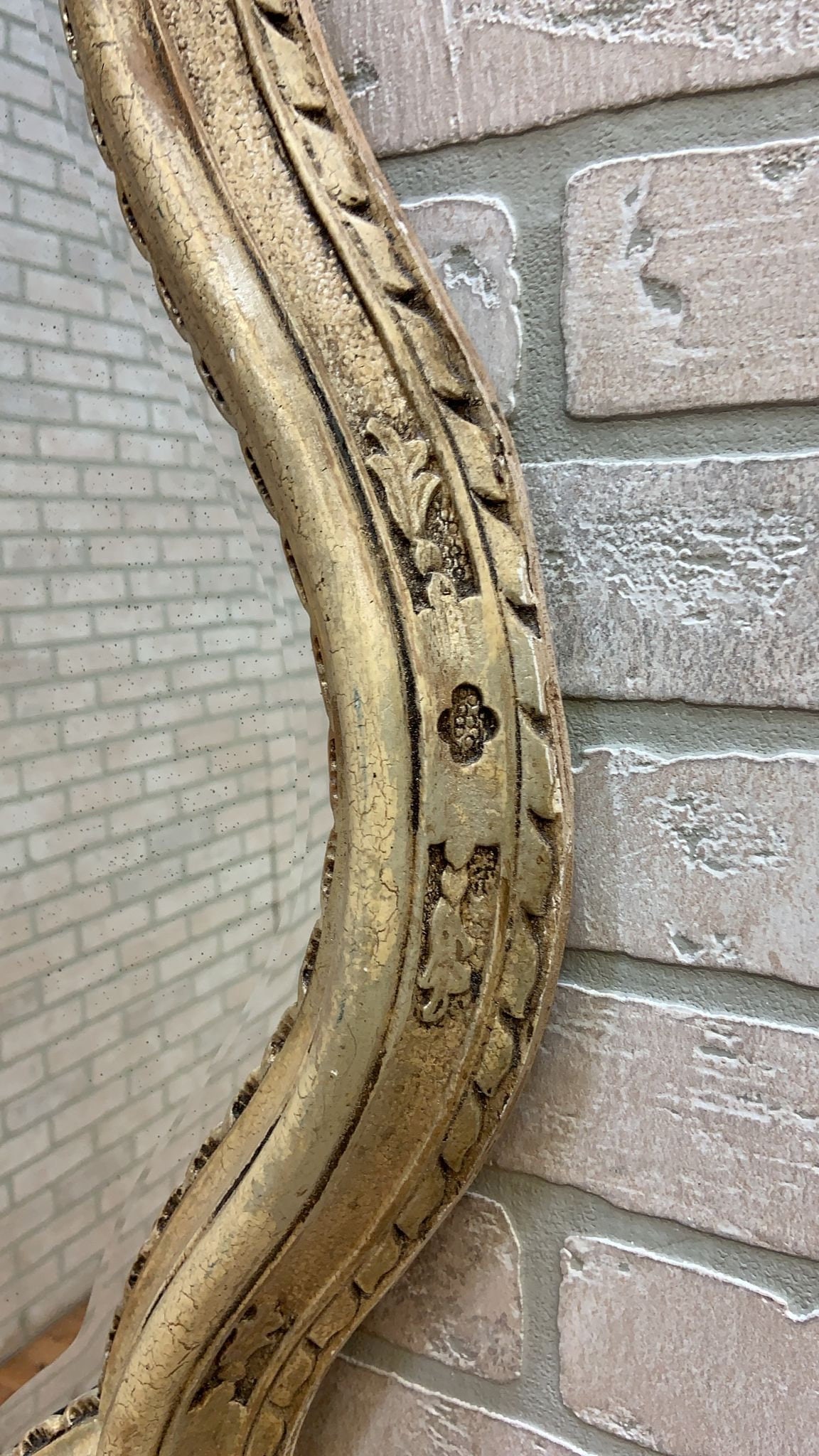 Vintage William Switzer Ornate French Wall Mirror - 3