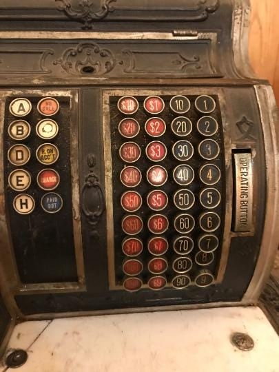 Antique NCR National Cash Register Model 1064 G - 3