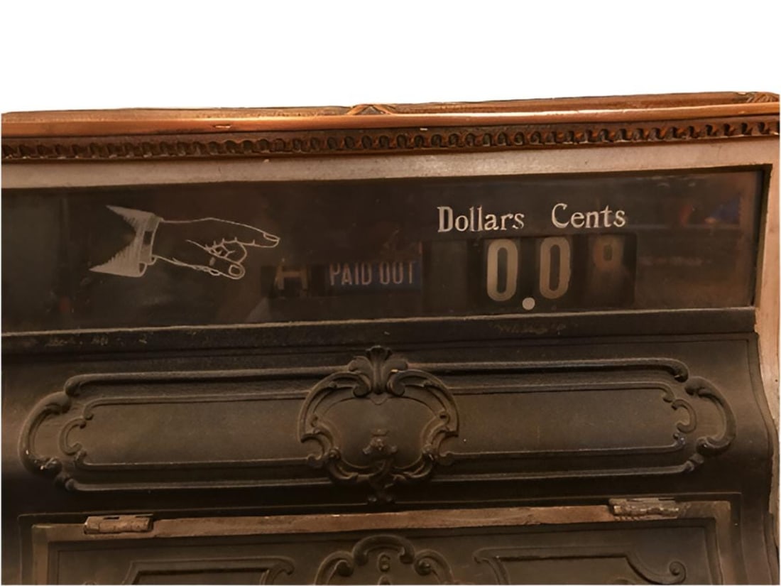 Antique NCR National Cash Register Model 1064 G - 4