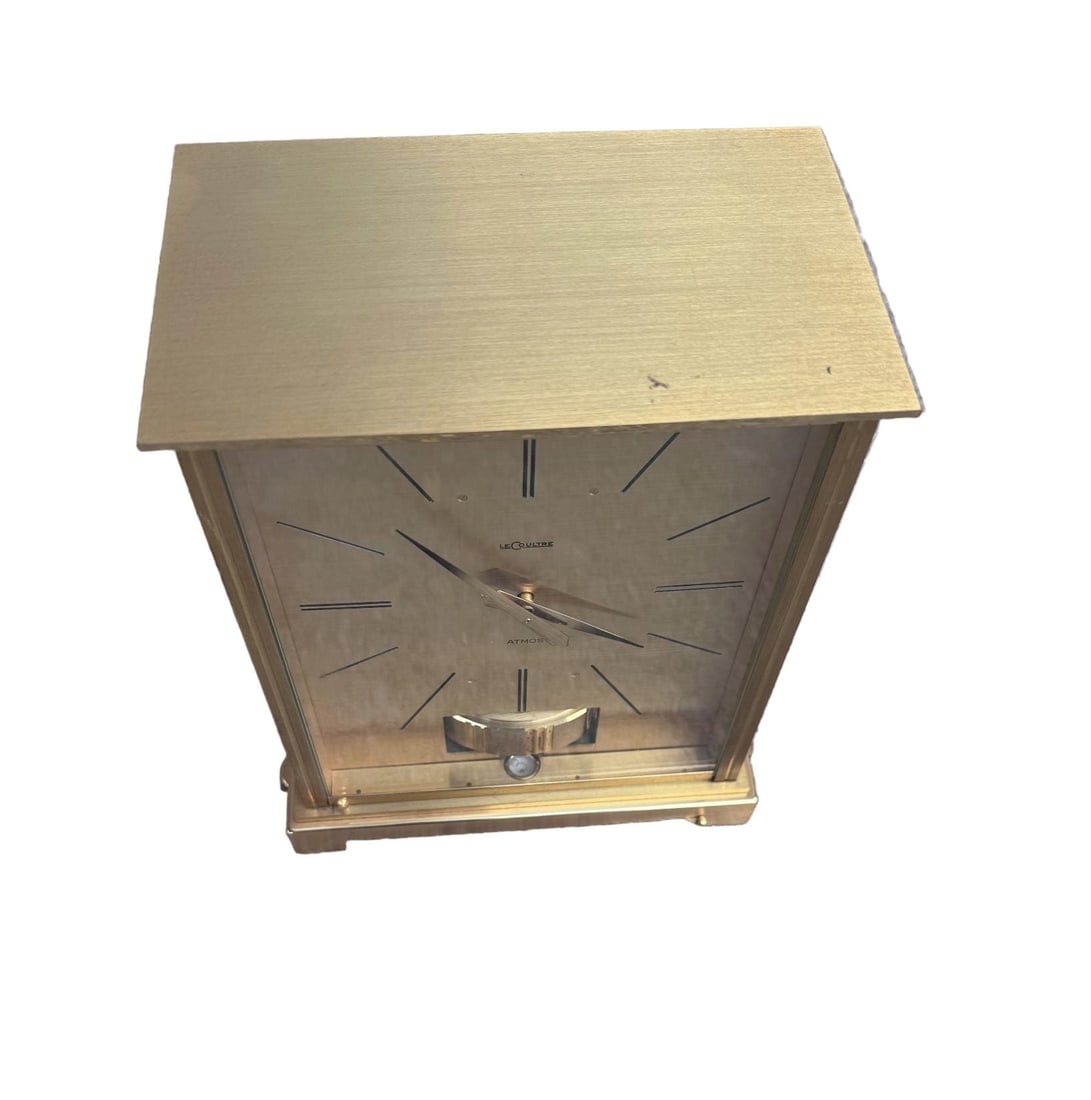 Vintage Jaeger LeCoultre Atmos Desk Clock Embassy VII - 2