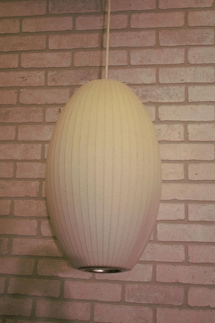 Mid Century Modern George Nelson Style Bubble Lamp - 6