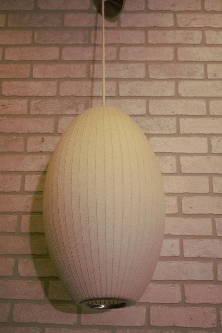 Mid Century Modern George Nelson Style Bubble Lamp - 7