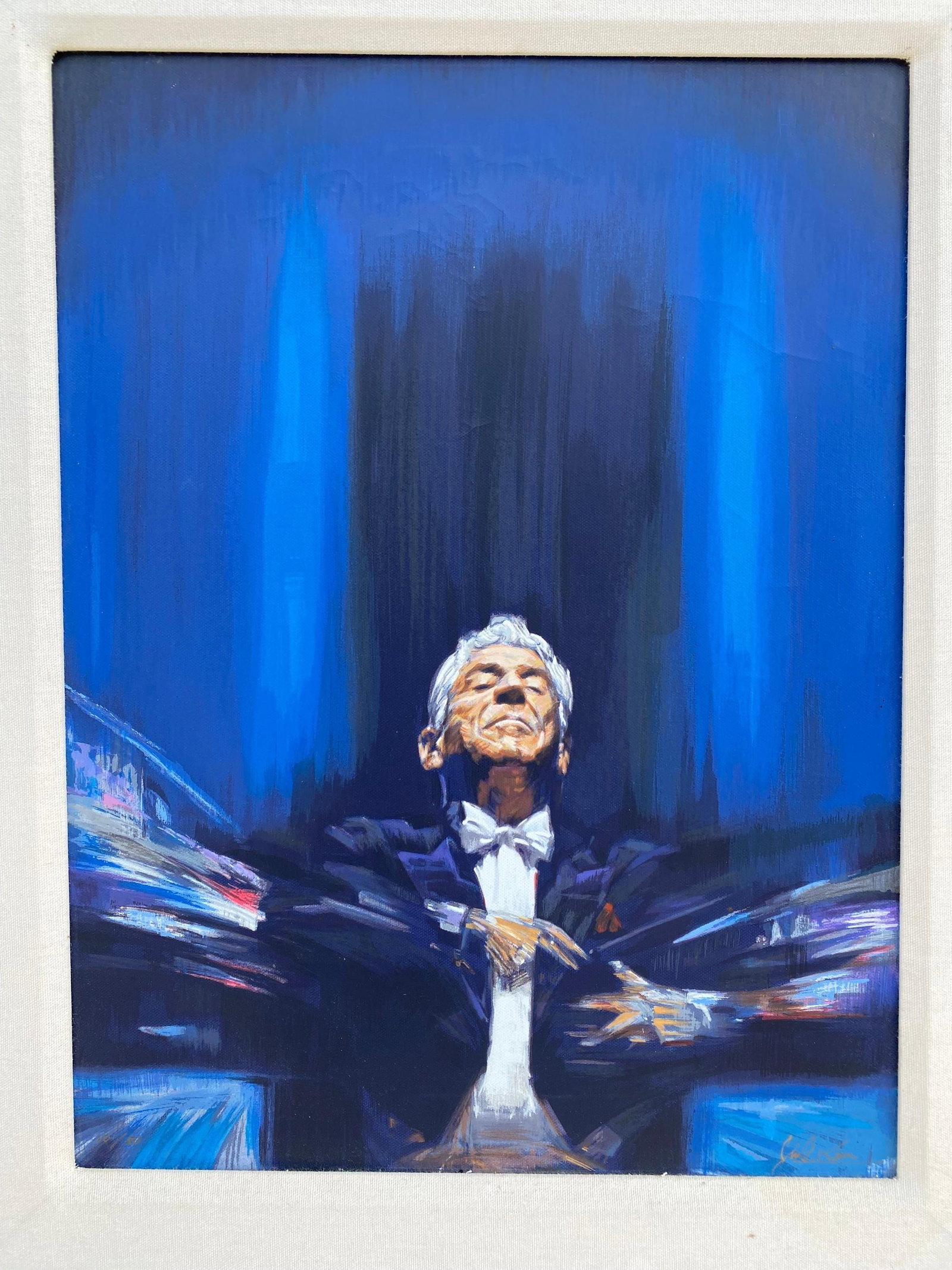 Leonard Bernstein Seriograph by Jin G Kam - 3
