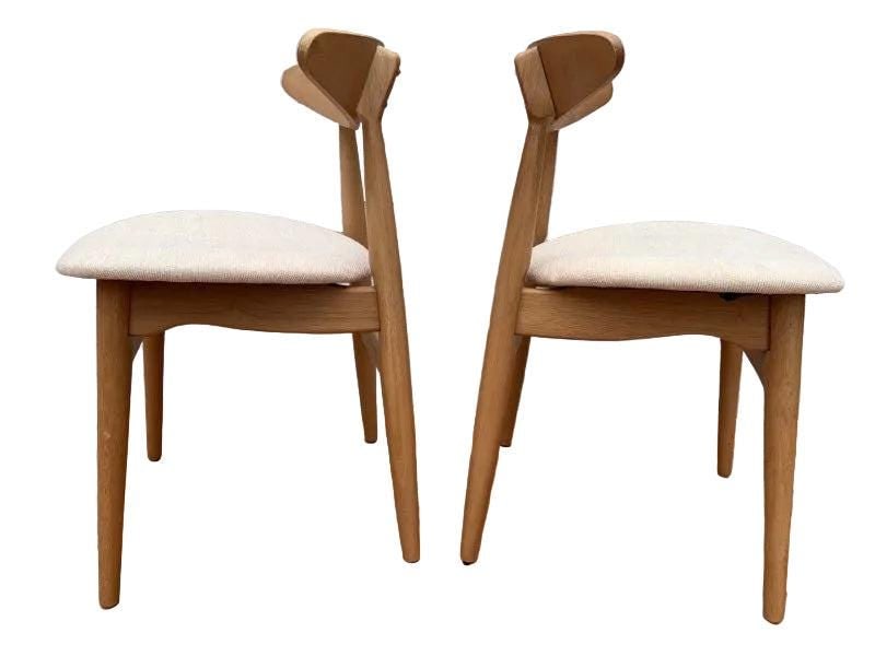 MCM Beachwood Hans Wegner Style Chairs - Set of 4 - 2