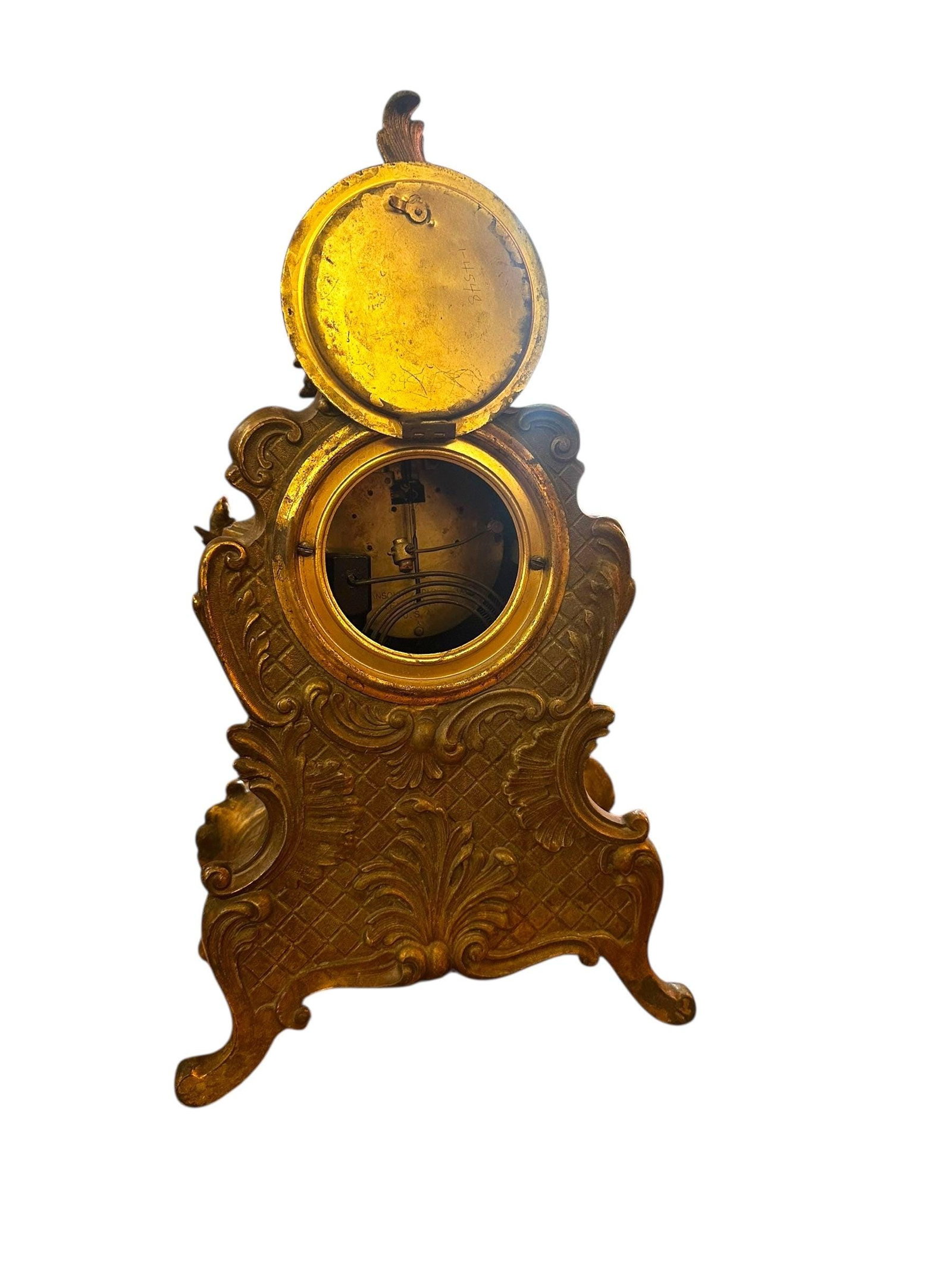 Antique Ansonia Clock Co. New York Mantel Clock - 3