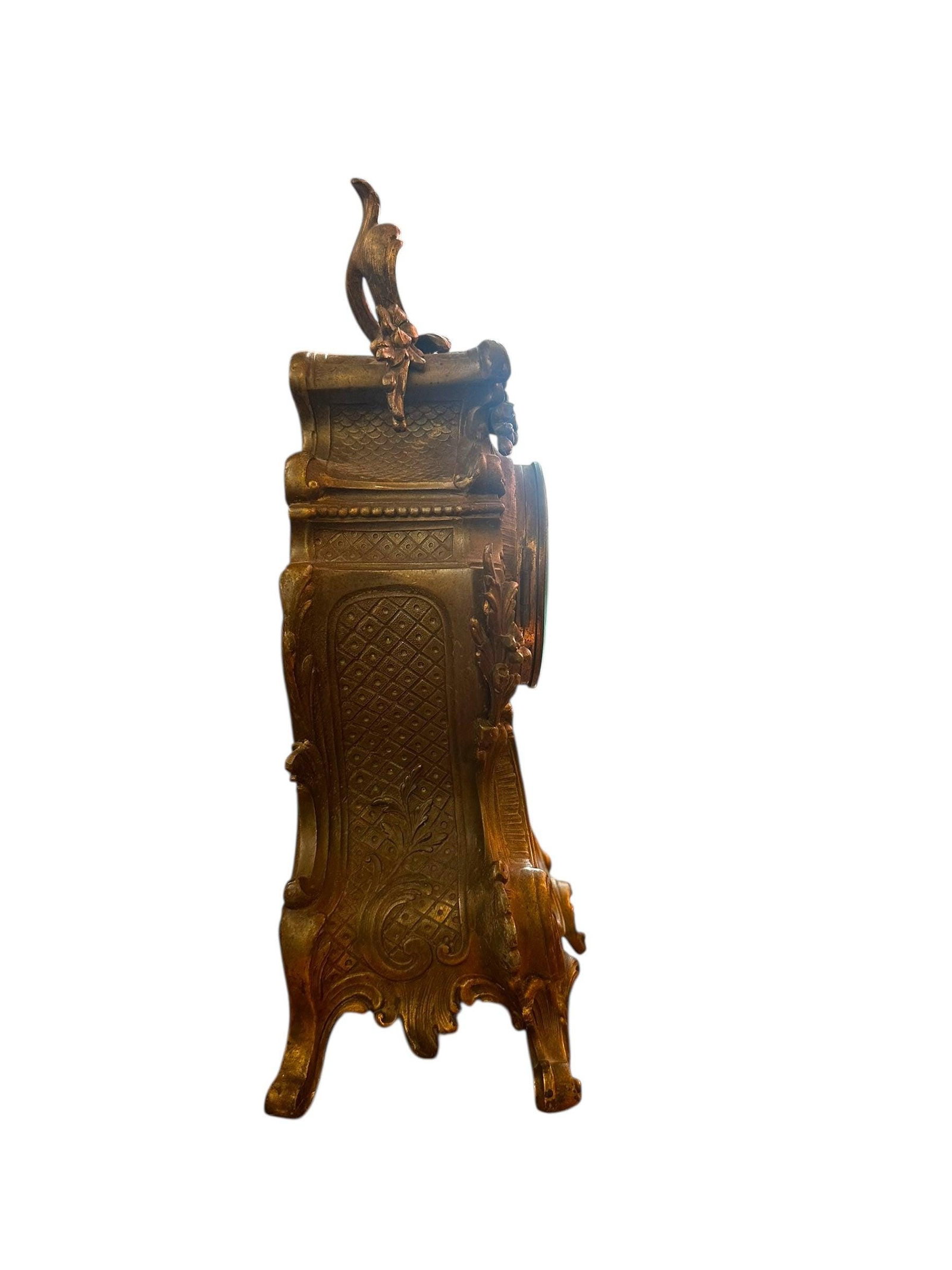 Antique Ansonia Clock Co. New York Mantel Clock - 5