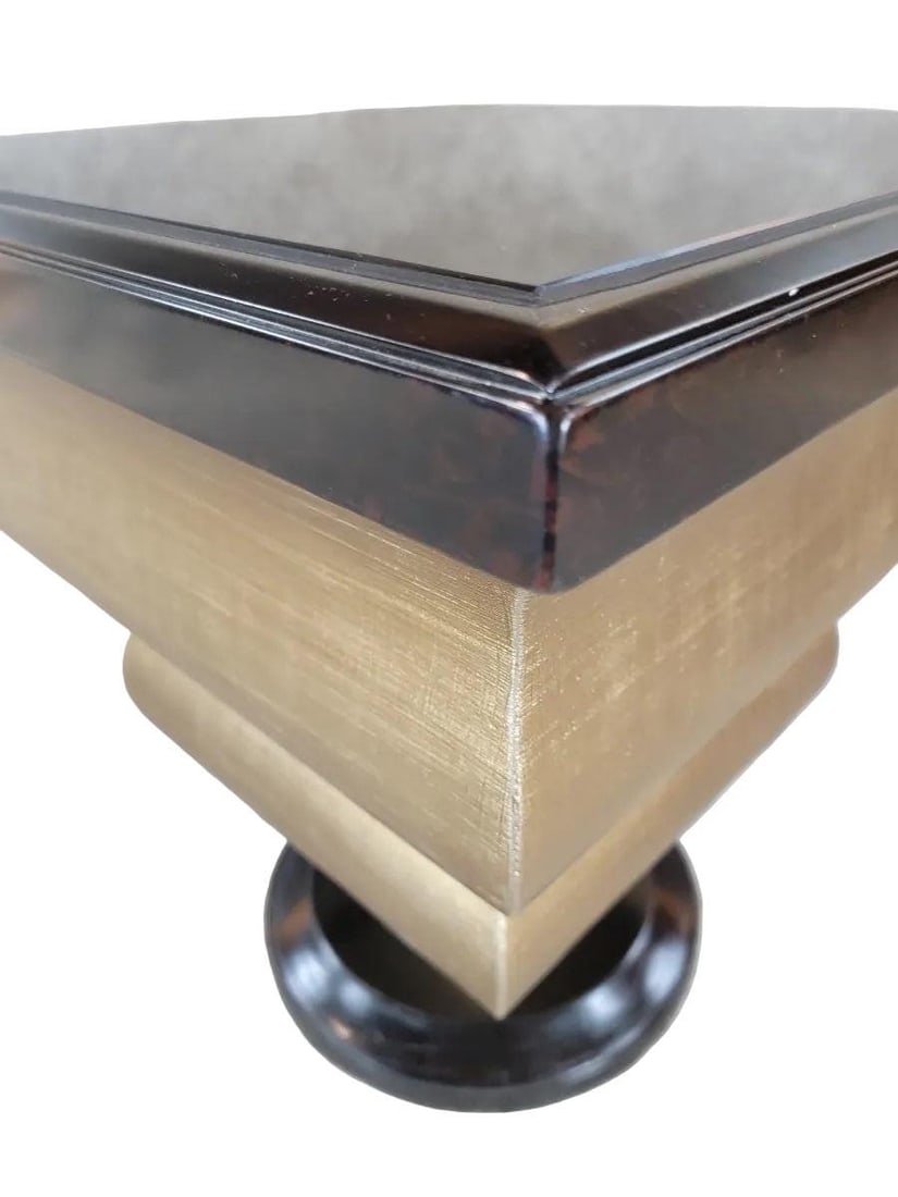 Vintage Modern Deco Style Sculptural Side Cocktail Table By Art Max - 4