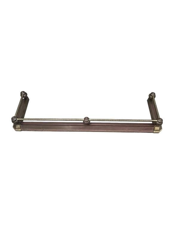 MCM Victorian Revival Style Fireplace Fender by Decorative Crafts Inc - 2