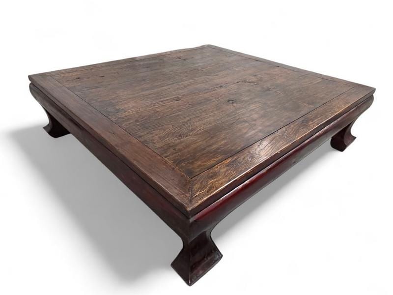 Antique Shanxi Province Elm Oversized Coffee Table - 5