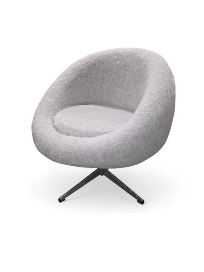 MCM Swivel Retro Tub Chair Newly Reupholstered - 7
